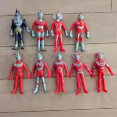 レア】 不滅のウルトラ戦士 セット2 フィギュア ソフビ レトロ