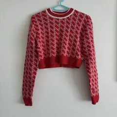 PATOU クロップド ロゴ ニット XSのサムネイル