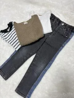 【セット販売】100cm デニムパンツ