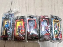 仮面ライダーソフビパッケージチャーム　5種