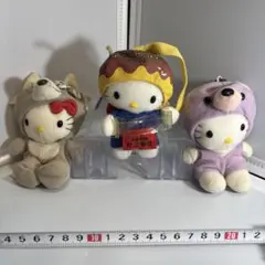 ビンテージハローキティ4体×令和ハローキティ ぬいぐるみ 3体セット ビンテージハローキティ4体×令和ハローキティ ぬいぐるみ 3体セット