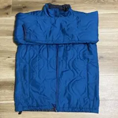 AIGLE 青 キルティング ジャケット