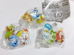 ガチャガチャ ポケモン 旅立ちの3匹 アクリルスイング キーホルダー3つセット☆