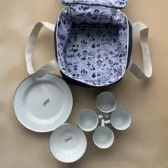 Coleman エナメル食器セット4人 収納バッグ付き - メルカリ