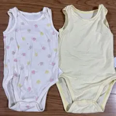 UNIQLO メッシュロンパース 90 2枚セット