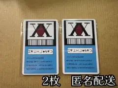 匿名配送　2枚入り　HUNTER×HUNTER　ハンターライセンス　コスプレ