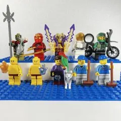 Hセット【ミニフィグ10体まとめ売り】全フィグアイテム持ち　LEGO正規品