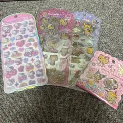 正規品　サンリオ　コットンパフィー　おはじき　ドロップジュエリーシール