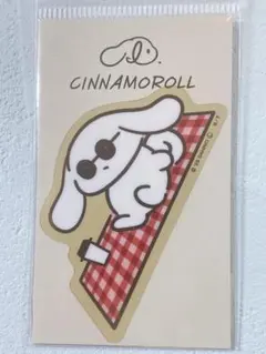 アイシナモロール　クリア ミニ ステッカー　15 ピクニック　サンリオ　かわいい