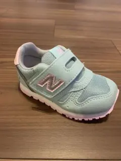 New Balance 373 キッズシューズ 水色　ピンク