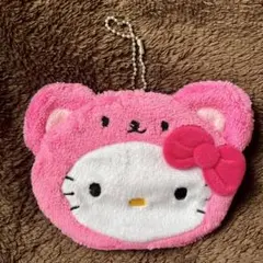 未使用　ハローキティ　カイロケース　ティッシュケース　ポーチ　着ぐるみキティ