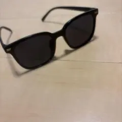 黒 スクエア型 サングラス UVカット