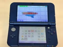 【美品】Newニンテンドー3DS LL メタリックブルー 動作確認　ブルー
