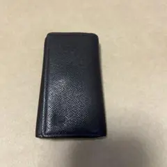 ランバン　LANVIN レザーキーケース ダークブラウン