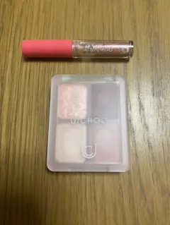 U/CHOO ユーチュー　ハニーピンク　アイシャドウ　グリッター　2個セットのサムネイル