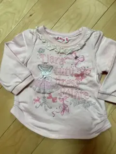 メゾピアノ 80cm トレーナー ピンク