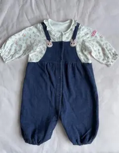 【みかん様専用】ミキハウス HOT BISCUITS＊2wayオール ロンパース