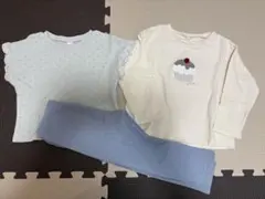 ロンT 半袖　ズボン　セット　アプレレクール