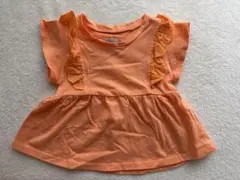 Oshkosh B’Goshオレンジ フリル付き Tシャツ 6Mのサムネイル