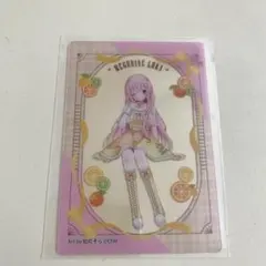 フリューくじ　citrus miku 初音ミク　巡音ルカ　G賞　クリアカード