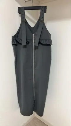 FRIFUL ジャンパースカート チャコールグレー XL