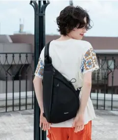 niko and… オリジナル撥水スリングバッグ ブラック 未使用品