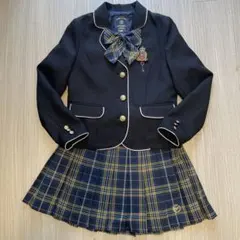 ピンクラテ PINK-latte卒服 S 160cmフォーマル　卒業式ネイビー系