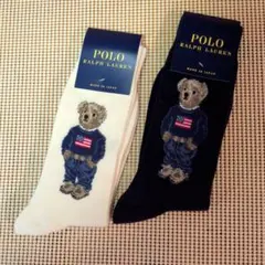 Polo Ralph Lauren クマ刺繍ソックス 25〜27cm