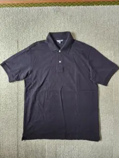 メンズポロシャツ 黒 XL ユニクロ
