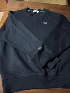 FILA ブラック スウェット トレーナー