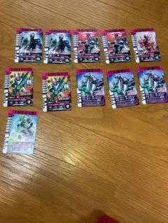 仮面ライダーw ディケイド　アクセル　限定カード　ガンバライド