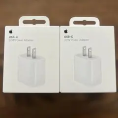 Apple 20W USB-C Power Adapter 2個セット