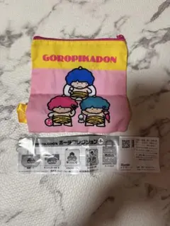 サンリオ ゴロピカドン ポーチコレクション ガチャ スクエアポーチA