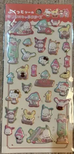 DAISO サンリオ ぷくっとシール サンリオキャラクターズ