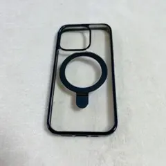 Magsafe iPhone 15 Pro ケース リングケース ブルー