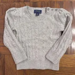 Polo Ralph Lauren グレー ニットセーター 4T カーディガン