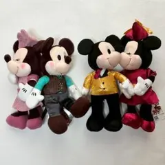 ミッキー　ミニー　ペアぬいぐるみ　ルビー　ミントショコラ　セレブリティフォト