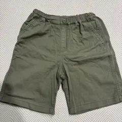ユニクロ　ストレッチイージーショートパンツ　カーキ　130サイズ