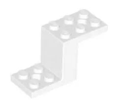 レゴ　76766　ブラケット　2x5x3分の7　ホワイト　10コ