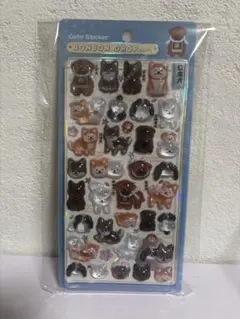 和柄 ボンボンドロップシール 日本犬