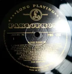 UK盤The Beatles Please Please Me