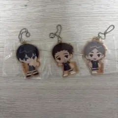 ハイキュー　アクリルキーホルダー 3個セット