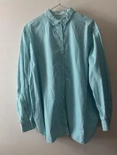 アメリカンホリック　ストライプオーバーシャツM 美品