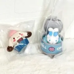 シナモン　マスコット　フィギュア　2点セット　サンリオ　缶キャラ　スィーツ