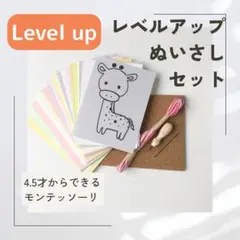 レベルアップぬいさしセット｜モンテッソーリ おうちモンテ 手仕事遊びに