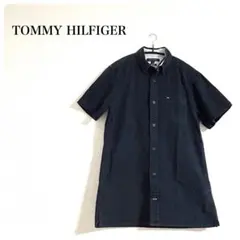 TOMMY HILFIGER トミーヒルフィガー　半袖シャツ　M ネイビー
