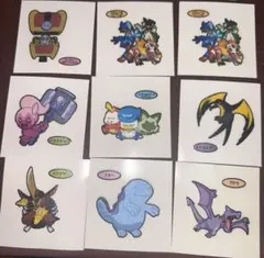 ポケモンパン デコキャラシール 207 208 209 9枚