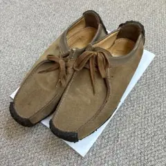 Clarks Wallabee スエード シューズ ブラウンのサムネイル