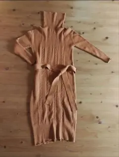 nano・universe　ナノ・ユニバース　ニットロングワンピース　サイズS