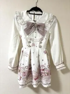 LIZLISA Many Hearts Afternoontea柄ワンピース